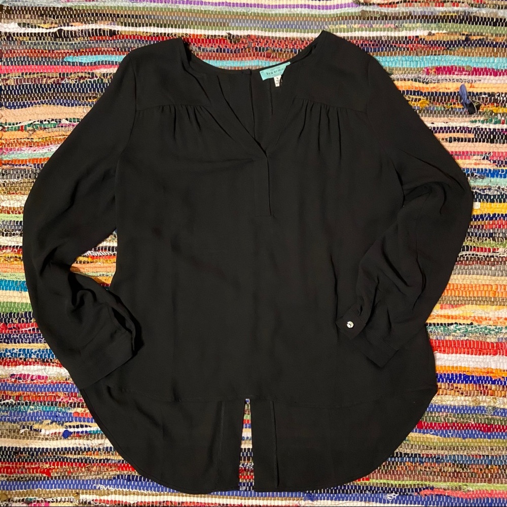 Women’s Black Blouse Sz Large - Picture 5 of 6